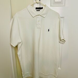 Polo by Ralph Lauren Men's XL White Polo Shirt